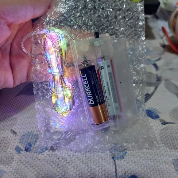 15 Feet 50 LED Sparkle Fairy Lights Battery Operated String Lights Any Ocassion - Picture 4 of 4